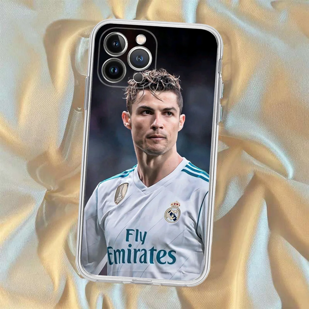FOOTBALL Cr7 R-Ronaldo Phone Case For IPhone 16 15 8 7 6 6S Plus X SE XR XS 14 11 12 13 Mini Pro Max Mobile Case