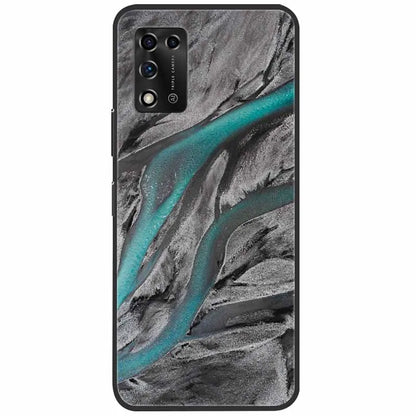 For ZTE Libero 5G II Case Marble Soft Silicone Protective Back Covers for ZTE Libero 5G III A202ZT 2022 5GIII Flower Coque TPU
