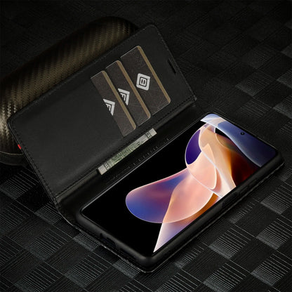 Carbon Fiber Leather Case for Xiaomi 15T 14T 13T 12T 11T 11 Lite Mi Redmi Note 14 13 12S 11S Pro Plus Poco X5 Pro Cover Wallet
