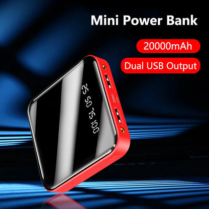 20000/10000mAh Mini Power Bank Fast Charging Portable PowerBank for iPhone 16 15 14 Pro Max Xiaomi Huawei Phone External Battery