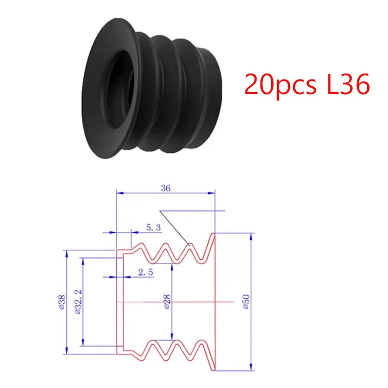 33-38mm Recoil Eye monocular screen Protector for Infrared Thermal Night vision Rubber Eye Cup Eyepiece Cover Guards Anti Impact
