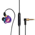 QKZ ZEN Dynamic Wired Earphones HIFI Heavy Bass Earbuds In Ear Monitor Sport Noise Cancelling Headset Gaming Headphones with Mic
