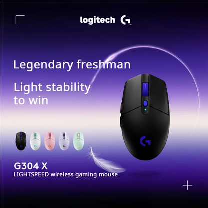 Logitech G304X Wireless Gaming Mouse 57g Lightweight Dual Mode, 6 Programmable Buttons  Long Battery Life for FPS Valorant LOL P