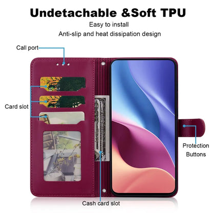 Leather Wallet Flip Phone Case For Vivo V50 V40 Lite Pro V30 Y39 Y04 Y29S Y19S Y11 Y12 Y15 Y03 Y18 Y28 Y20 Y11S Y12S Y36 Y100