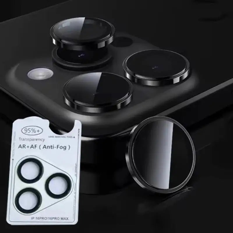 1Pc AR+AF Camera Lens Ring Glass For IPhone 15 16 Pro Max 16pro 15plus Lens Screen Protector Tempered Glass For IPhone 16pro Max