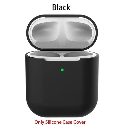 New Ultra Thin Slim Silicone Case Cover Wireless Earphones Pouch Protective Skin Sleeve Protector For Airpods 2