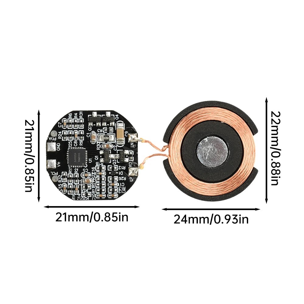 3W Wireless Charger Module Transmitter Coil Circuit Board QI Wireless Charging for Sport Watch DIY Standard Accessories