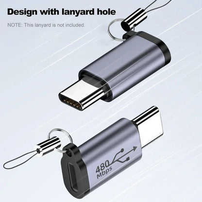 Type C Adapter USB C To Micro To Mini USB Female Converters For iPhone 15 14 Xiaomi Samsung For Lightning Male Charger Adapter
