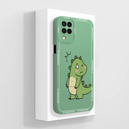 Cases For Samsung Galaxy A12 M12 F12 Back Cover Fashion Avocado Design Matte Liquid Silicone Soft Screen Protector Bumper Fundas