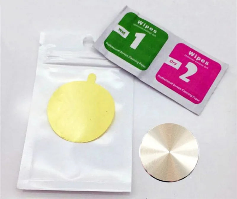 Magnetic Metal Plate Sticker Rings For Car Phone Holder Universal Iron Sheet Disk Sticker Mount Mobile Phone Holder Magnet Stand