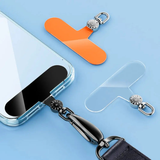 Luxury 360° Rotatable Phone Lanyard Gasket Hanging Cord TPR Metal Phone Patch Metal Ultra Thin Phone Card Clip Replacement