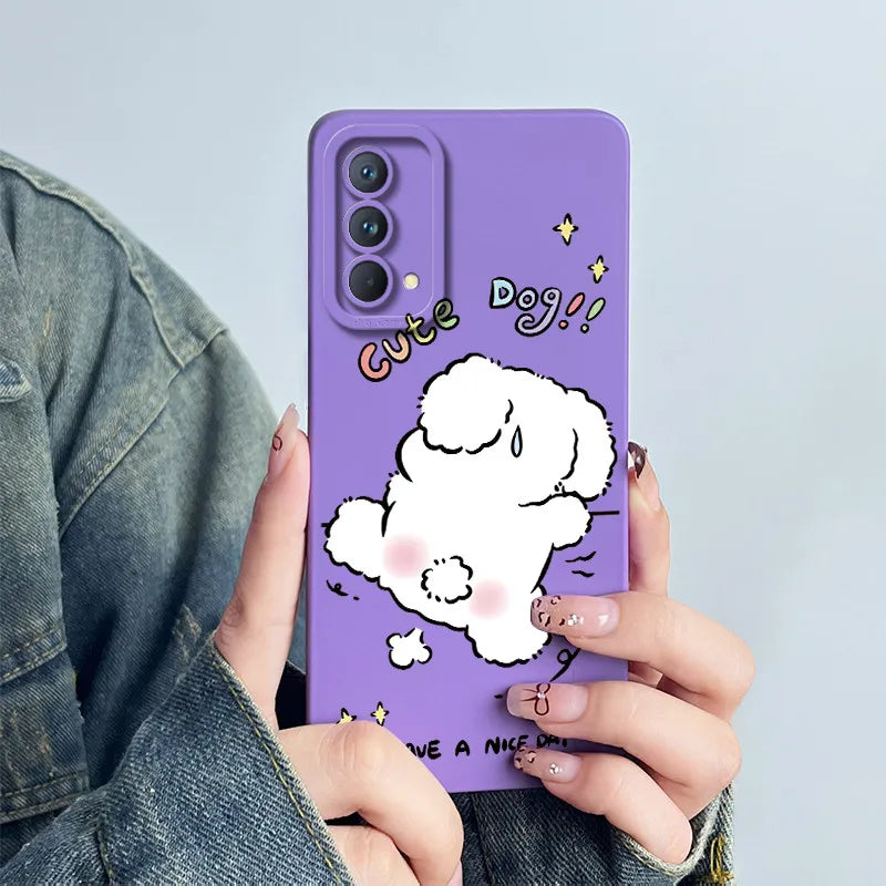 For Realme GT Master Phone Case GTmaster Edition RMX3363 RMX3360 Casing Soft Silicone Sweet Painted Fashion Flower Printed Cover