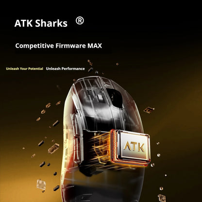 ATK DragonFly A9 Air Ultimate Wireless Gaming Mouse PAW3950 Ultra 42000DPI 750IPS 8KHz RGB Ergonomic For Windows MacOs PC Gifts