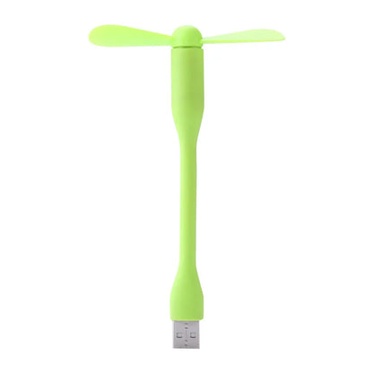 Mini USB Fan Flexible Bendable Fan For Power Bank Laptop PC AC Charger Portable Hand Fan For Computer Summer Gadget