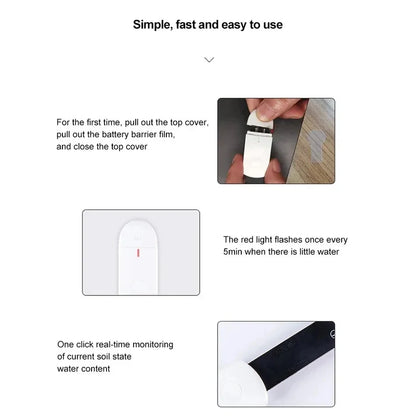 1/2Pcs Mini Soil Moisture Sensor Gardening and Lawn Moisture Meter Household Real-time Monitor Soil Sensor
