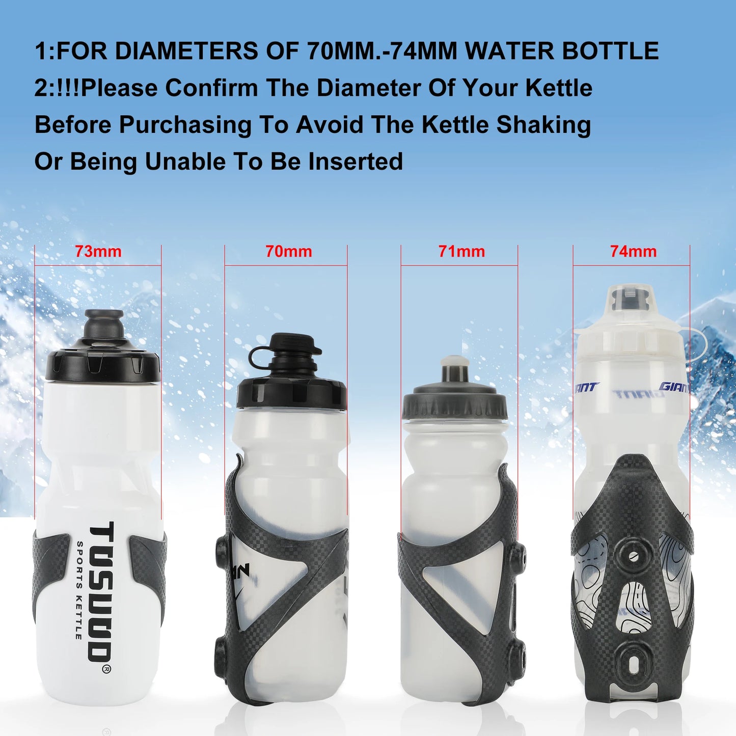HUALONG Bike Water Bottle Holder Nylon Add Carbon Fiber Water Bottle Cage Road MTB Gravel Bikes Bicycle Water Bottl Drink Cup Ho