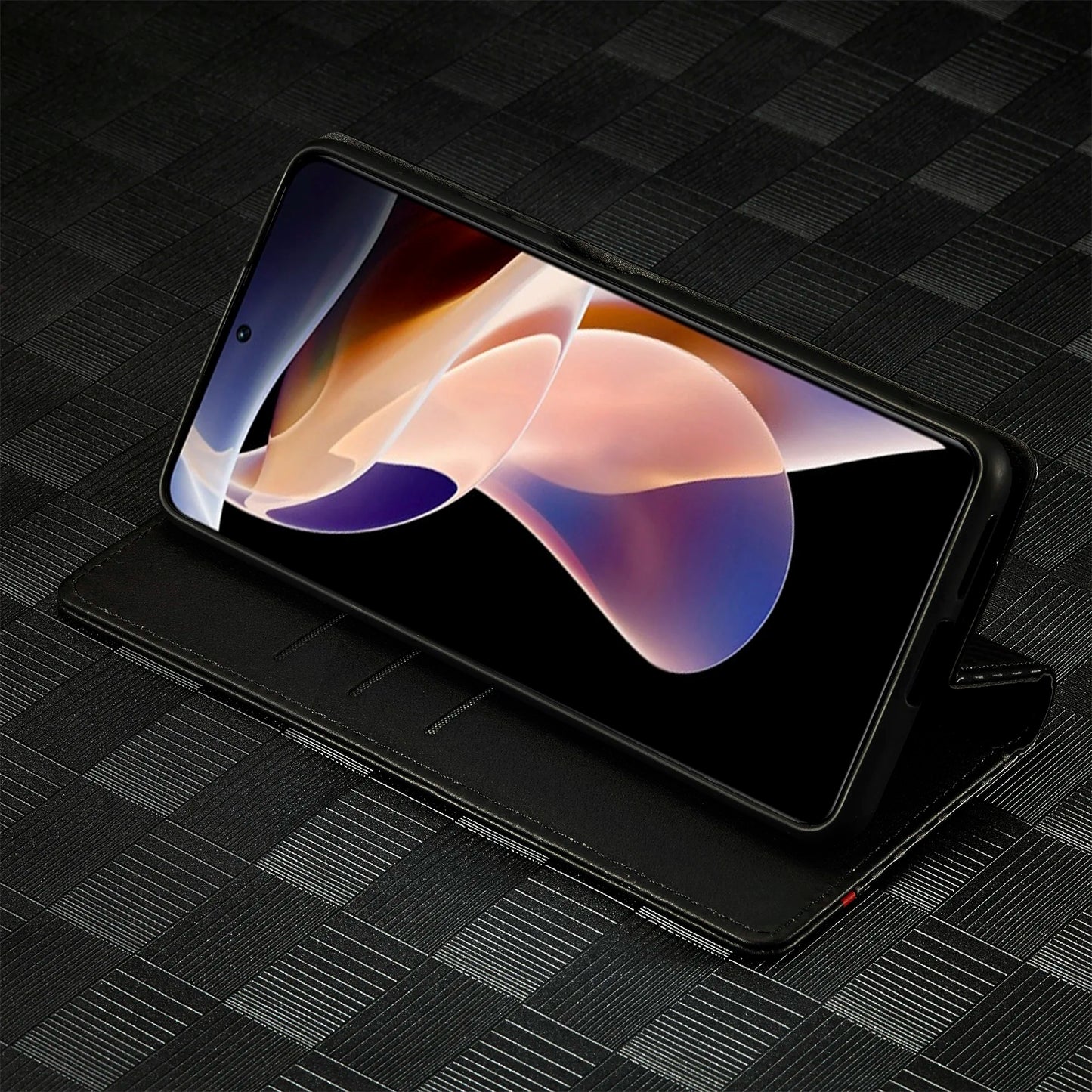 Carbon Fiber Leather Case for Xiaomi 15T 14T 13T 12T 11T 11 Lite Mi Redmi Note 14 13 12S 11S Pro Plus Poco X5 Pro Cover Wallet