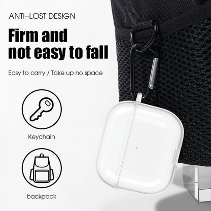 Frosted Transparent Earphone Case For Airpods 4 Generation Clear Soft TPU Bluetooth Headphone Protector Cover For Airpods 4