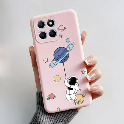 For Honor X6 5G Case VNE-LX1 VNE-LX2 VNE-LX3 Phone Cover Popular Astronaut Soft Funda For Honor X8 TFY-LX1 HonorX8 Bumper Coque