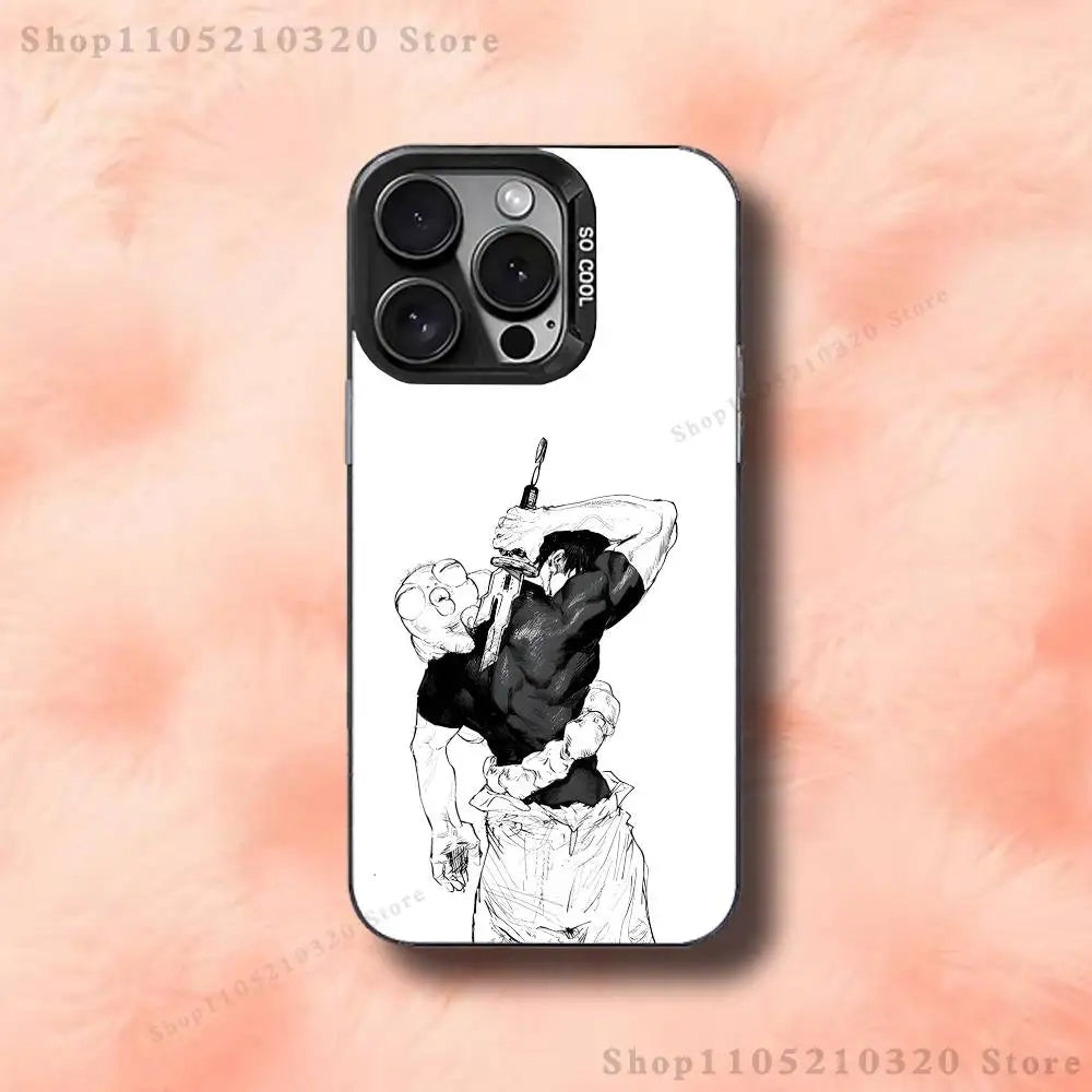 Toji Fushiguro J-Jujutsu Phone Case For iPhone 17,16,15,14,13,12,11,Pro,Max,Plus,E,Air,Mini Black Tpu Cover