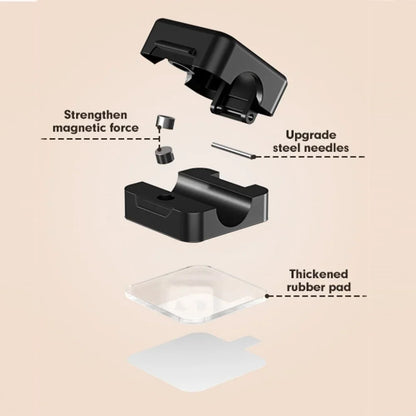 1/3/6 PCS Magnetic Cable Organizer Cable Clips Management Wire Keeper Wall Data Cable Winder Adjustable Cord Holder Under Desk