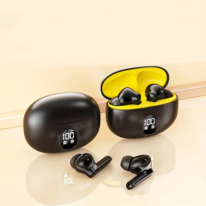 S510 Bluetooth  Wireless Touch Control Headphones HiFI Stereo Waterproof Earphone TWS Sports LED Display Headset with Microphone