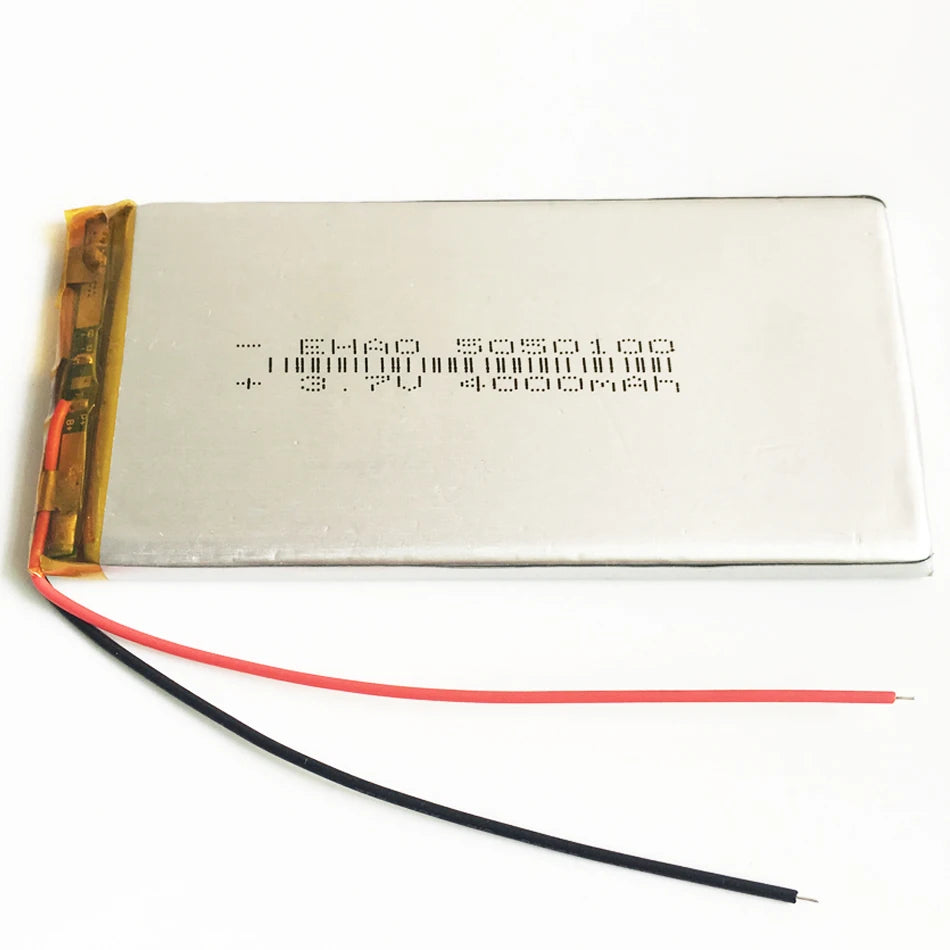 3.7V 4000mAh Lithium Polymer LiPo Rechargeable battery 5050100 For Power bank GPS Tablet PC Laptop DVD PAD PDA Camera speaker