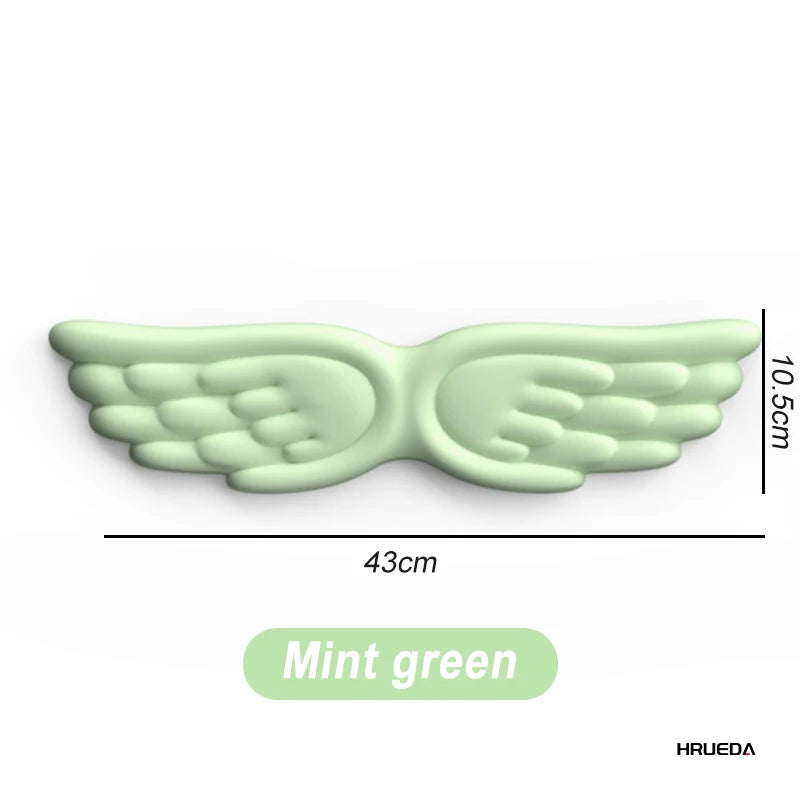 Mousepad Ergonomic Angel Keyboard Wrist Rest and Mouse Pad Set Reduce Wrist Pain for Office and Gaming Use