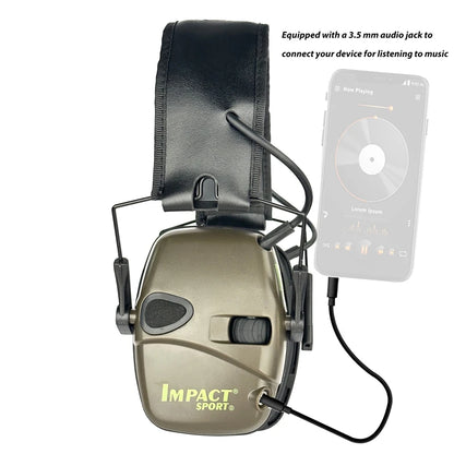 SALE!Earmuffs Active Headphones with Case for Shooting Electronic Hearing protection Headset Noise Reduction hunting headphone