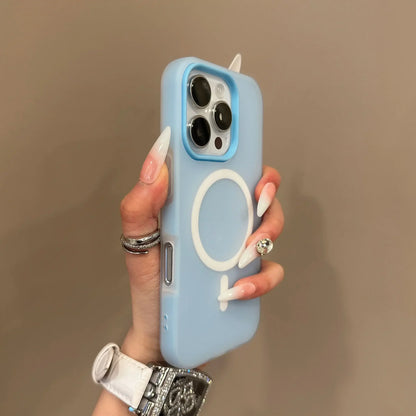 Luxury Candy For Magsafe Wireless Charge Matte Phone Case For iPhone 11 12 13 14 15 16 Pro Max Plus Magnetic Bumper Cases Cover