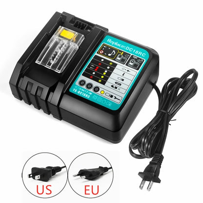 DC18RC Li-ion Battery Charger For Makita 14.4V 18V BL1830 Bl1430 DC18RF BL1815 BL1415 LXT400 BCl180W DC18RD DC18RE DC18SF BL1860