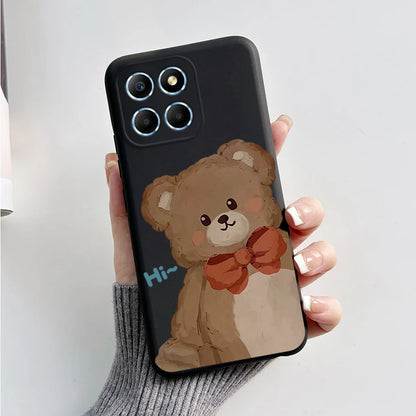 For Honor X6 5G Case VNE-LX1 VNE-LX2 VNE-LX3 Phone Cover Popular Astronaut Soft Funda For Honor X8 TFY-LX1 HonorX8 Bumper Coque