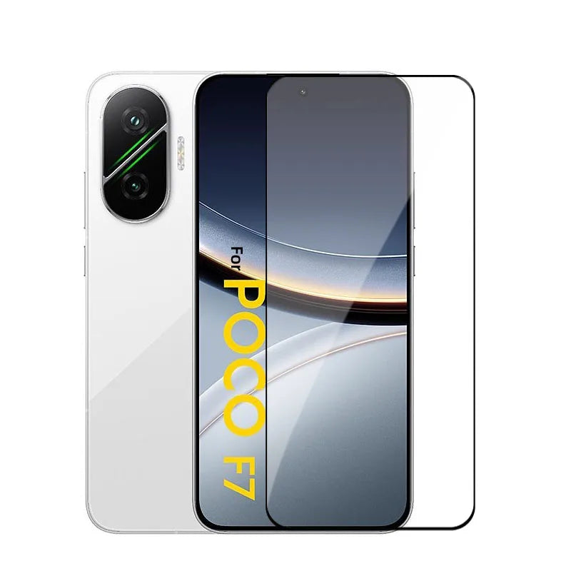 4-1Pcs Glass For Poco F7 Tempered Glass For Xiaomi Poco F7 Screen Protector Protective Phone Film Poco F7