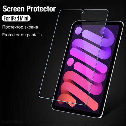 2PCS Tempered Glass Screen Protector for iPad Mini 7 6 a17 Pro 8.3 inch Mini 4 5 7.9 2024 2021 Tablet Accessories Film