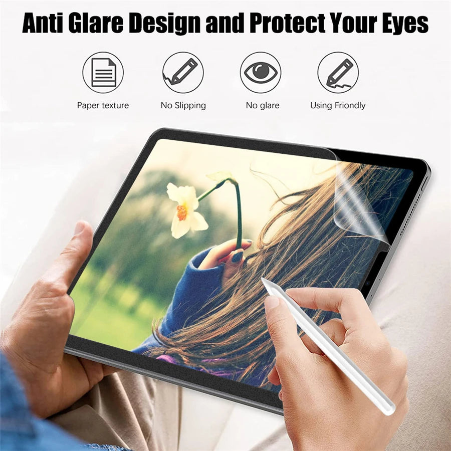 3Pcs Paper Feel Like Screen Protector For Xiaomi Pad 6 5 Pro 11 inch 6s Pro 12.4 Redmi Pad Se Tablet Matte Film No Glass