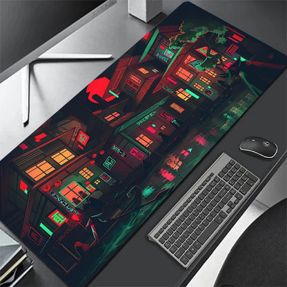 Large Personalized Art Gaming Mouse Pad Anime Rubber Edge Computer Mousepad Laptop Desk Mat Locking System for Gamers