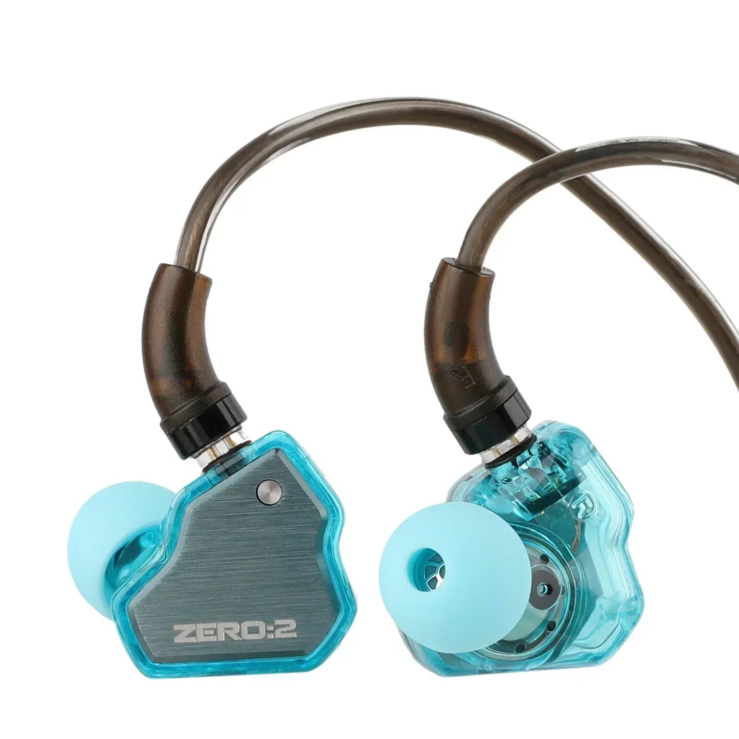 7Hz x Crinacle Zero 2 Headphone HIFI zero2 IEM 10mm Dynamic Driver Wired Earbuds Gaming Earphones with OFC Cable for Musician