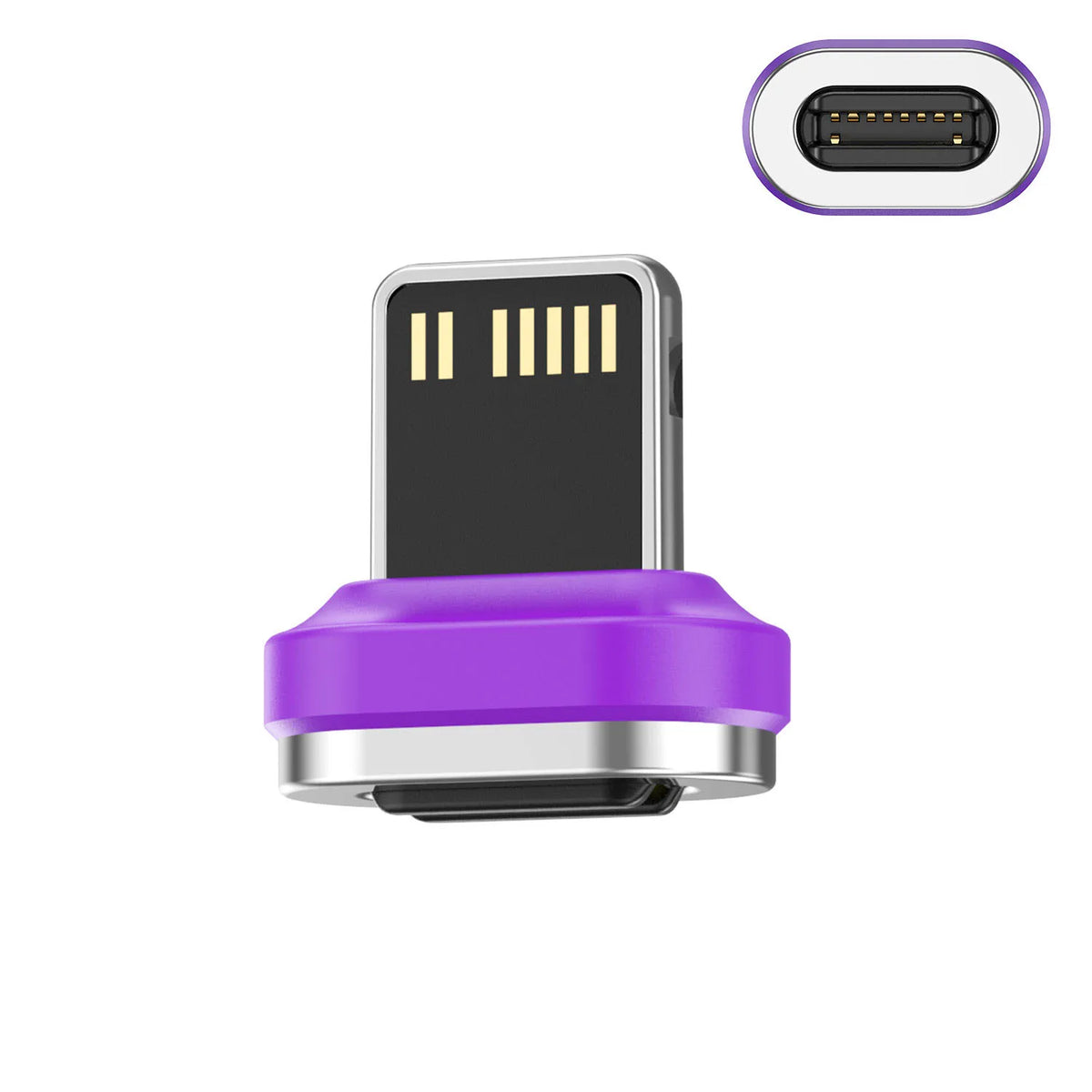 USLION 240W Type C Adapter USB-C to Type-C Fast Charging Cable Magnetic USB C Female Converter for Macbook iPhone 16 15 Xiaomi