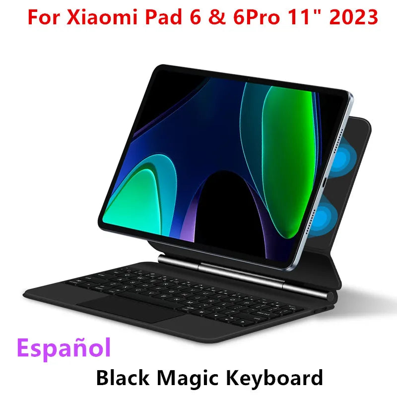 Magic Keyboard Folio For Xiaomi Pad 6 Pad6 11 inch Tablet for MiPad 6 Mi Pad 6 5 Pro Pad5 11" Smart Case Backlit keyboard Cover