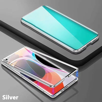 360° Protection Metal Magnetic Phone Case For XiaoMi 13T 14T 15T Redmi K60 K70 Ultra Note 13 14 Pro 5G Double Sided Glass Cover