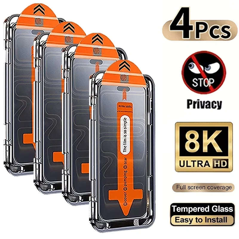 Privacy Easy Install Screen Protector For Xiaomi 15T Pro 14T 13T 12T 11T Pro Mi 14 13 11 12 10T Lite 10i 11i 11x Anti-Spy Glass