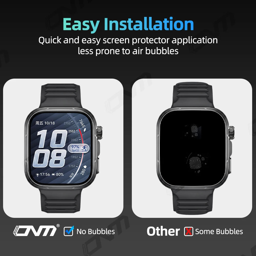 Soft Protection Film For Huawei Watch Fit 5/5 Pro Screen Protector Clear Hd Flexible Anti-Scratch Film Accessories (Not Glass)