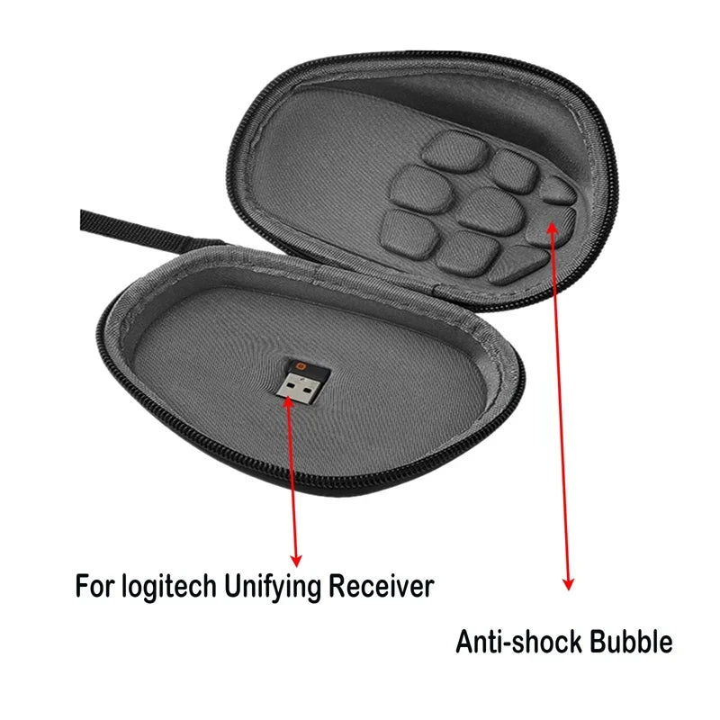 Portable Hard EVA Travel Case for Logitech MX Master 3S Wireless Mouse Waterproof Mice Bag for Logitech MX Master 3S