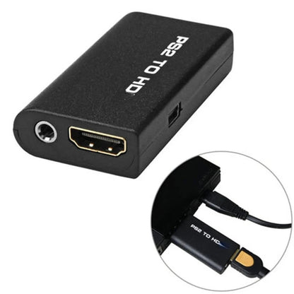 PS2 to Hdmi-Compatible Converter Adapter Audio And Video With 3.5mm Audio Port Supports Pc All Ps2 480i 480p 576i Display Modes