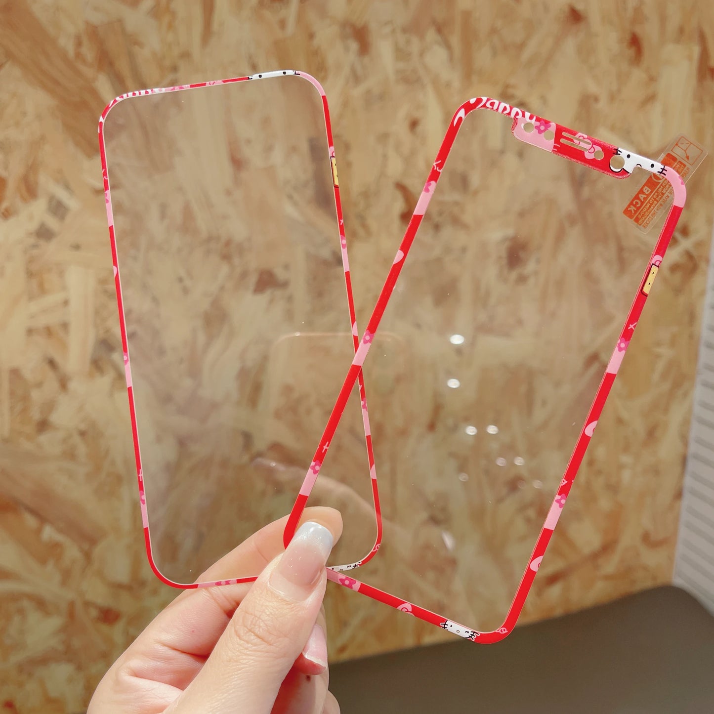 Sanrio Hello Kitty Tempered Glass for iPhone 17 16 15 14 13 12 11 Pro Max Screen Protector for 14plus 15plus Protective Film