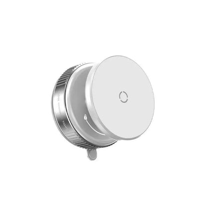 Magnetic Car Mount Mobile Phone Holder Vacuum Adsorption 360° Rotation Super Strong Suction Bracket for Iphone12-16 Smartphone
