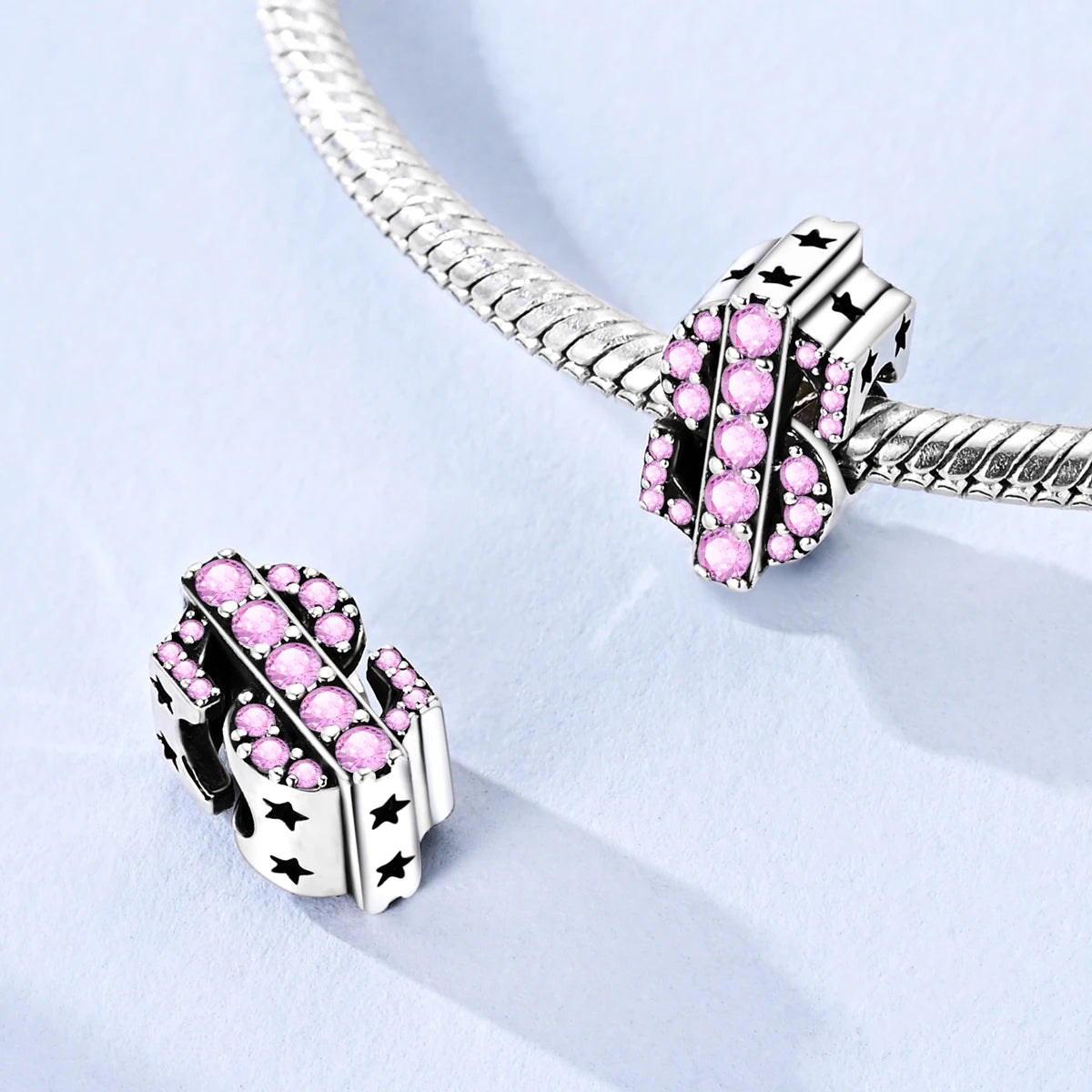 New IN 925 Sterling Silver Charms Beads Headphones Snail Fox Rose Pendant Jewelry Fit Original Bracelet For Women DIY Gift