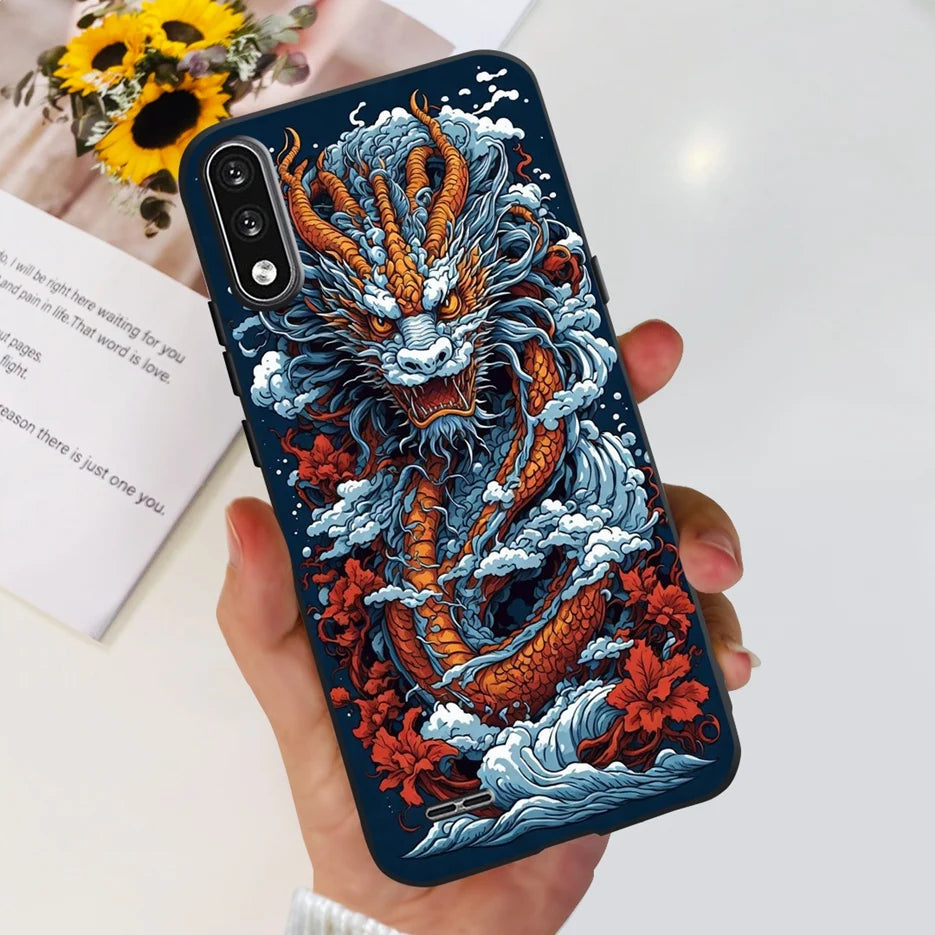 For LG K22 2020 Case LM-K200 New Fashion Painted Cover Shockproof Phone Case For LG K22 K 22 LGK22 Soft Fundas 6.2'' Coque Shell
