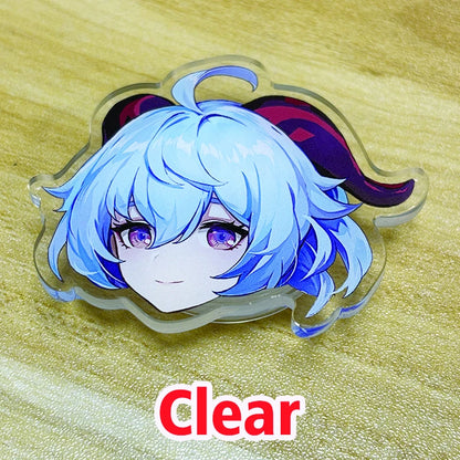 Customized Magnetic Acrylic Phone Grip Cartoon Anime Mobile Phone Holder Stand Custom Magnetic Cell Phone Socket With Your Photo