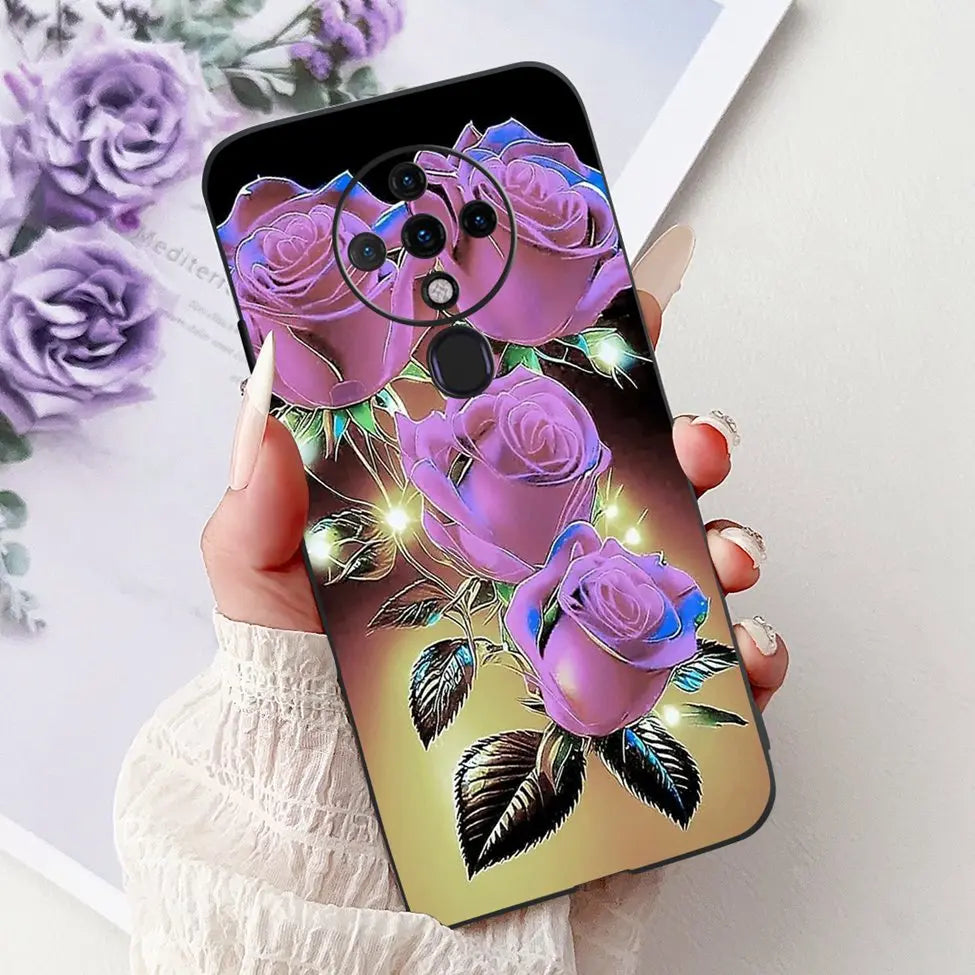6.8'' For Tecno Spark6 KE7 Back Cover For Techno Spark 6 Case Shockproof Luxury Cute Cartoon Funny Cool Silicone Bumper Funda